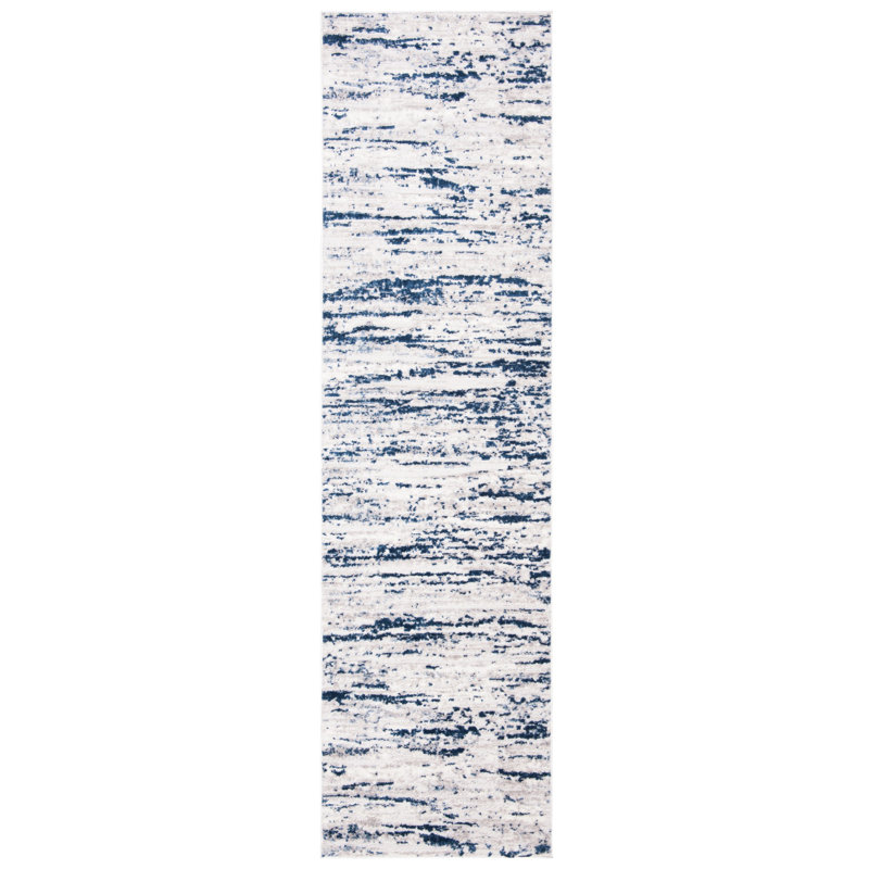 Greely Machine Woven Abstract Area Rug, Runner 2'2" x 8'