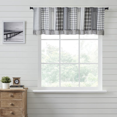 Sawyer Mill Cotton Patchwork Tailored Window Pelmet