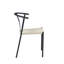 Ensemble de 3 tables rondes en bois et chaises en rotin