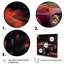 Red and Black Revving The Canvas - Cars American Muscle, impressions sur toile-1470449965-1470449937