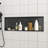 37" X 13" Stainless Steel Shower Niche, Gunmetal Black