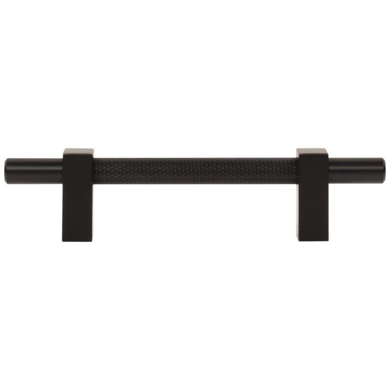 Poignée barre 3 Larkin, Noir mat, 3 3/4"