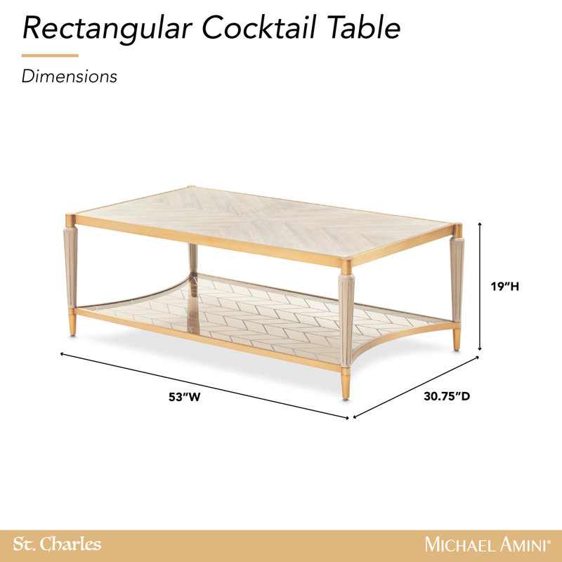 St. Charles Rectangular Cocktail Table