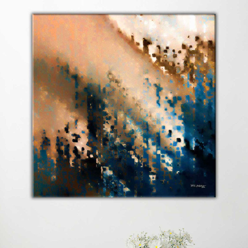 Psaume 143: 10 «Me conduire» par Mark Lawrence - reproduction, Toile tendue, H 28 po x l 28 po x P 1,5 po