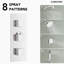 Thermostatic Dual Showerheads System, Wall Mount 12" High-Pressure Rainfall Shower Faucet with Handheld Spray and Body Jet-109486859