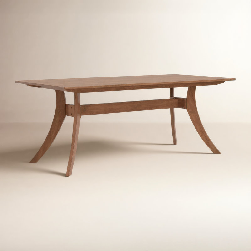 Ryelynn Walnut Solid Wood Dining Table