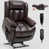 Similicuir brun antique est en rupture de stock