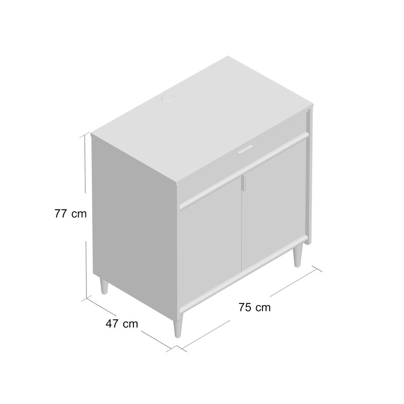 Applebaum 75cm Sideboard