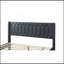 Cadre de lit tête de lit à motif de losanges moderne en tissu pour grand lit 1pc-1458054571