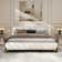 Lansford Puffy Modern Platform Bed,
