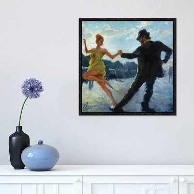 Tango in the Piazza 1 Piece Painting on Canvas