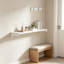 Étagères d'angle flottantes pour le rangement et la décoration murale, étagères murales en bois rustique pour salle de bain, cuisine, salon, chambre à coucher, ensemble d'étagères gain de place-473244493