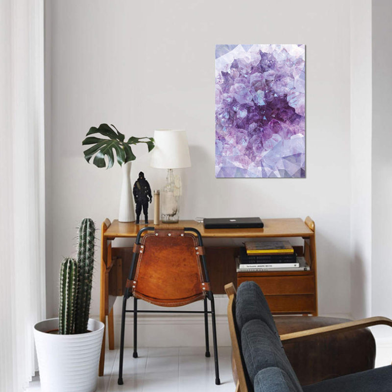 Cristal de pierres précieuses par Emanuela Carratoni - Giclée sur toile tendue avec châssis, H 12 po x l 8 po x P 0,75 po