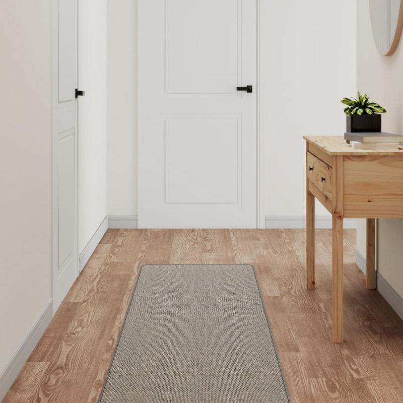 Hibbing Solid Colour Area Rug, Runner 50 x 300cm