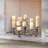 14'' H Metal Fireplace Candelabra