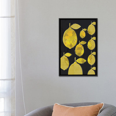 « citrons », impression sur toile