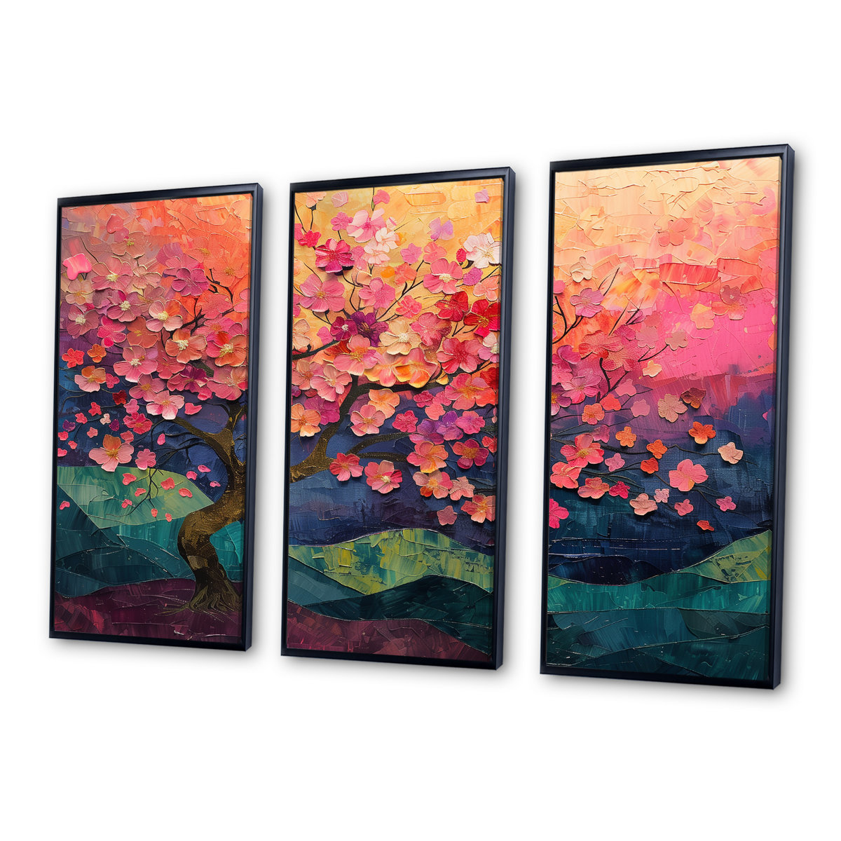 Lark Manor™ Vibrant Cherry Blossom Tree II - Cherry Blossom Wall Decor ...