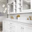 Ensemble de meuble-lavabo mural 80 po