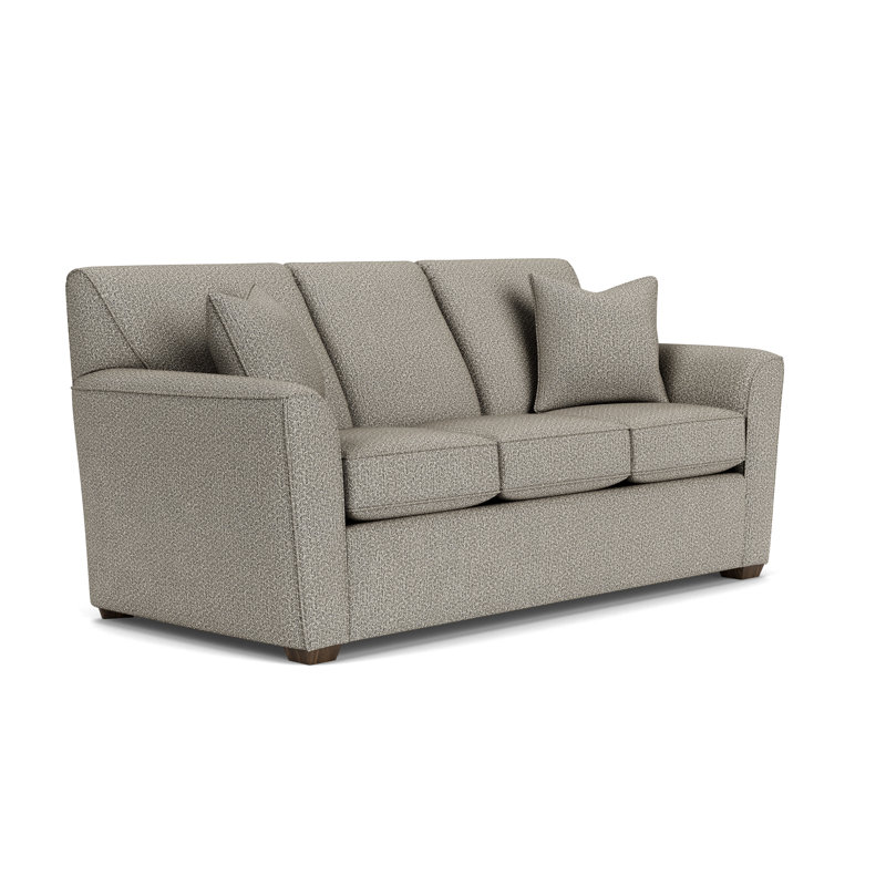 Upholstered 78'' Sofa, Gray Polypropylene/Olefin