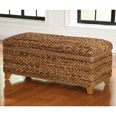 Trunk With Spacious Capacity - Meets Your Storage Goals Chest Woven Banana Leaf, Fits Rustic Themes