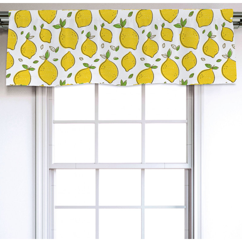 Sateen Ruffled Window Valance
