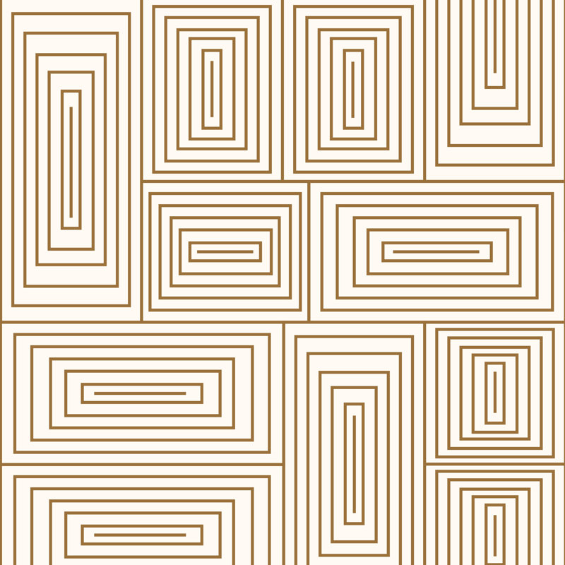 Nia 10' L x 25" W Wallpaper Roll, Coffee, Premium Paper