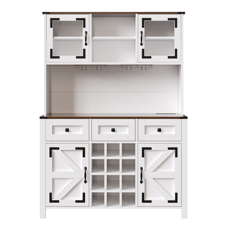 170cm Kitchen Pantry, White