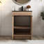 Meuble-lavabo autoportant 24 po avec lavabo en céramique 24 po-75265046