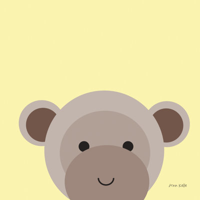 Earvin «Cuddly Brown Monkey» par Ann Kelle, reproduction de peinture résistante à la décoloration