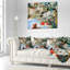 Motif printanier avec petites fleurs blanches - coussin à imprimé floral-29598389-29598386