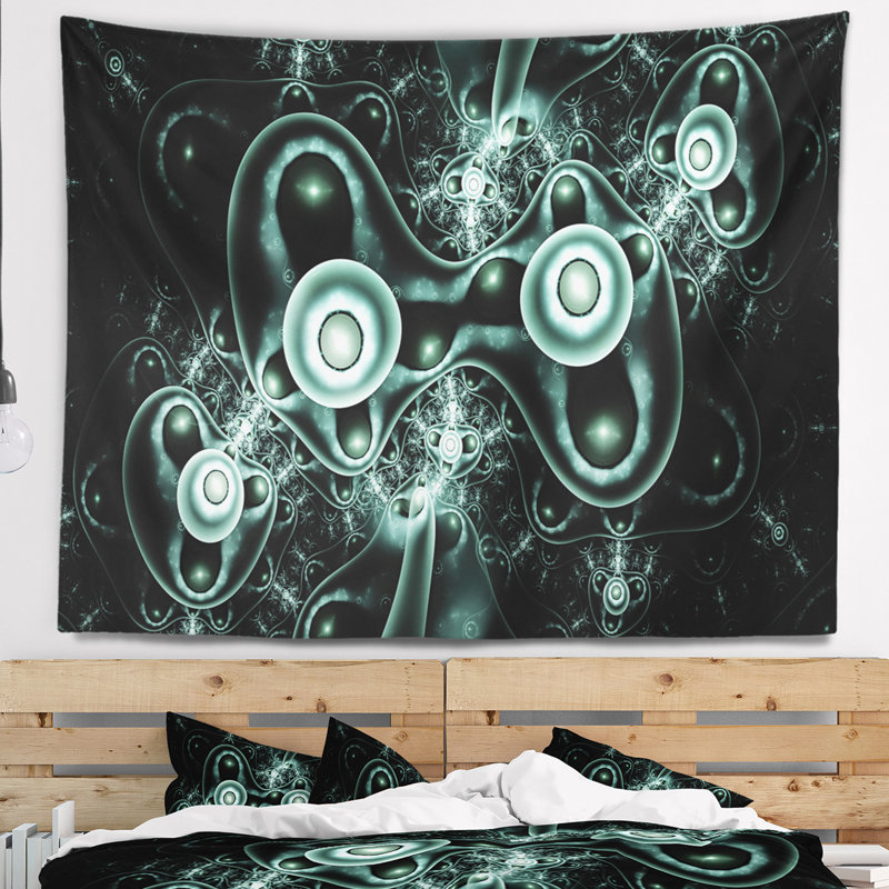 Tapisserie de conception abstract 3d artful, H 32 po x l 39 po