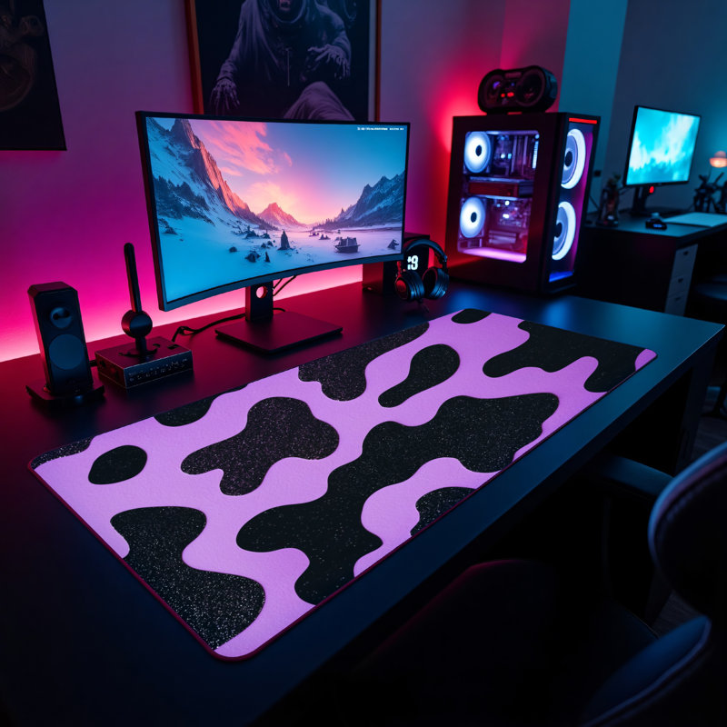 Polyester Desk Pad, 31.5x15.5