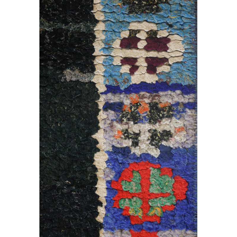 Vintage Turkish Village Rugs One-of-a-Kind Runner 2'4" X 9'3" Area Rug