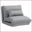 HOMCOM Convertible Lazy Sofa Bed, 6-Position Folding Floor Chair with Pillow for Gaming/Reading | Polyester | 27.6" Seat Width