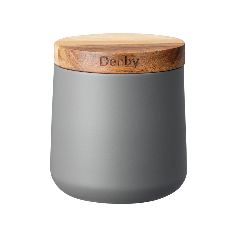 Denby Storage Canister, Mixed, Grey