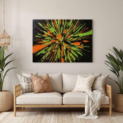 Neo Expressionism 85 Brown Metal Wall Art