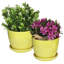Ensemble de pots à fleurs en céramique 2 pièces Magdaleno