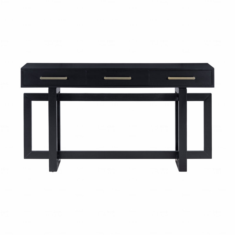 Console élégante avec trois tiroirs pour l'entrée, le couloir, le salon, le vestibule et le couloir