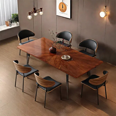 Modern simple rectangular dining table sets