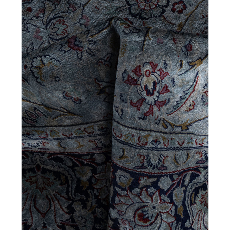 Overdyed One-of-a-Kind 8' 0" X 8' 1" Hand Knotted Area Rug