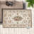 Stylish Woven Area Rug, 4.6 x 7.2 Feet, 100% Polyester, 740 g/m² | Non-Slip Felt Dot Underside, Easy to Clean, Machine Washable at 86°F | Perfect for Living Room, Bedroom, and Dining Areas, Durable & Elegant Design-963938357