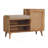 2 Slot Oak-ish Bench Unit