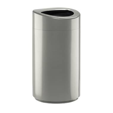 Rubbermaid RCPSO8SSSPL 9 Gallon Stainless Steel Trash Can