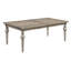 Ensemble de salle à manger extensible en bois massif 8 personnes Clintwood