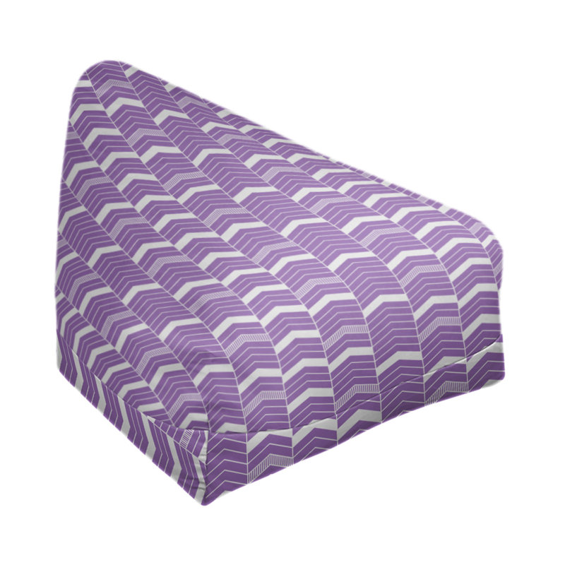 Fauteuil à billes standard &, H 27 po x L 30 po x P 25 po, Violet, Pas de bourre