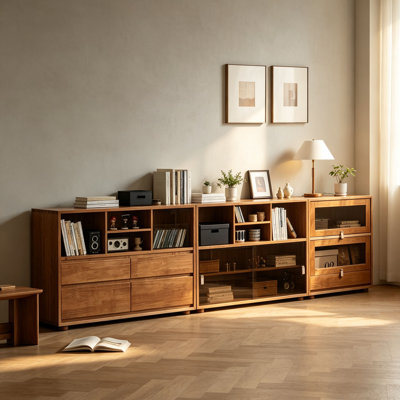 European style retro floor mounted bookcase