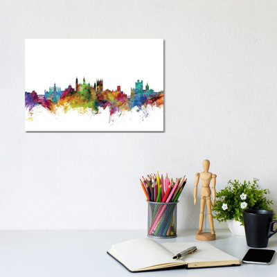Cambridge, England Skyline by Michael Tompsett - Wrapped Canvas Gallery-Wrapped Canvas Giclée