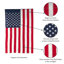 Drapeau de jardin américain en nylon à 2 côtés-1405315381