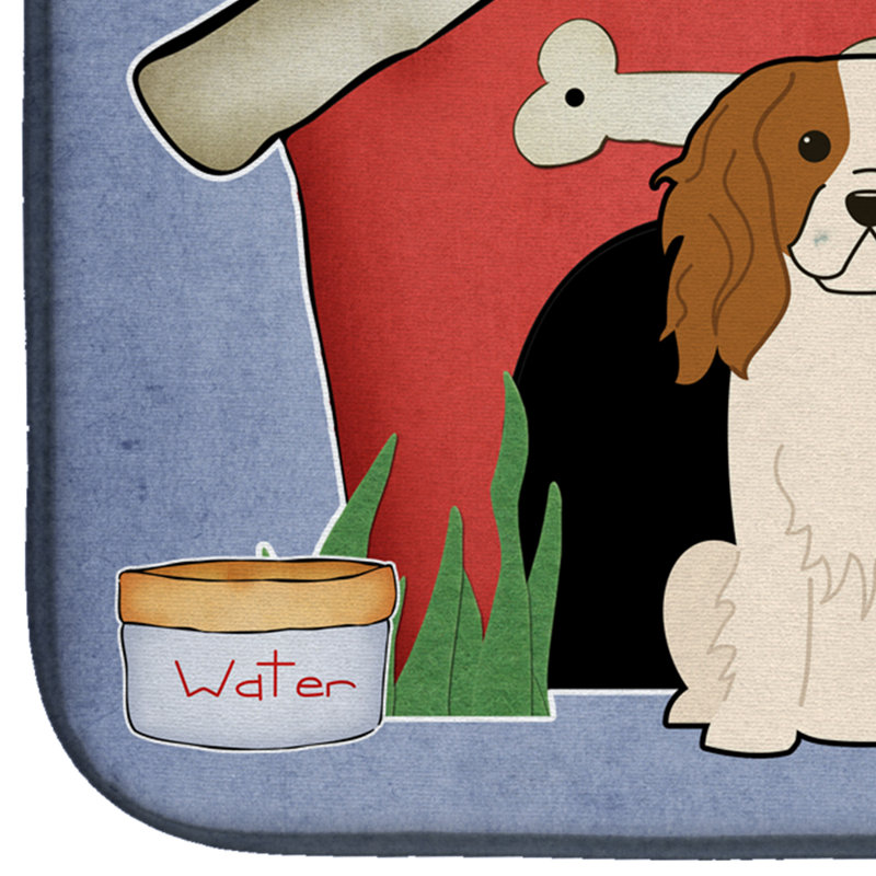 Tapis de séchage cavalier épagneul dog house