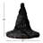 PAINTED TWIG WITCH HAT - BLACK